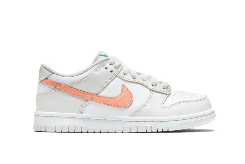 nike dunk peach aqua